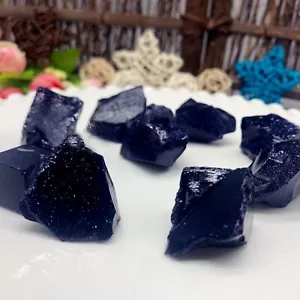 Blue Sandstone Natural Cut Crystal Stone Chips Chakra Healing Reiki Decoration - Picture 1 of 5