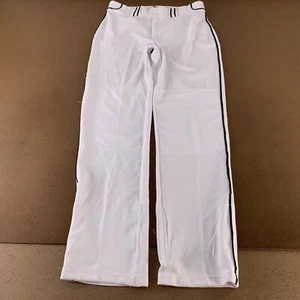Easton Adult Size Large Wite Black Piping Open Hem Baseball Pants NWT *Flaw - Picture 1 of 11