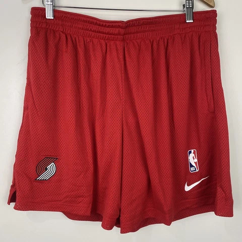 NIKE NBA Portland Trail Blazers Mesh Shorts DN8260-657 Red Men’s Size M Cover