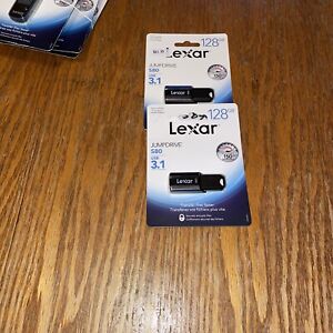 Lexar JumpDrive S80 USB 3.1 Flash Drive, 128GB, Black, LJDS80-128BNBNU - Usb