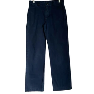 Polo Ralph Lauren Chino Pants Youth Boys 14 Navy Straight Leg Preppy Cotton - Picture 1 of 8