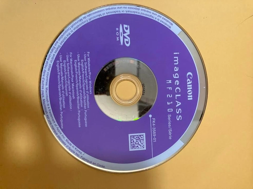 Canon ImageClass MF210 Series  Setup Installation CD ROM Software CD Driver Disk - Image 1 of 1