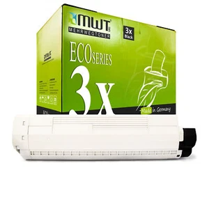 3x Toner für OKI C831CDTN C841DN C831DN C831 C841N C831DM C841 C841CDTN BLACK - Bild 1 von 5