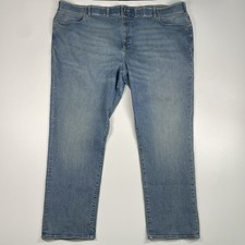 Lee Jeans Men's 56x32 Blue Tapered Extreme Motion Performance MEASURES 56x30.5