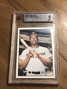 1978 TCMA Henry Hank Aaron #290 HOF Atlanta Braves Legend Goat BVG 9 - Bild 1 von 4