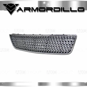 Fits 14-16 Chevrolet Impala Mesh Grille Replacement Chrome - Picture 1 of 1