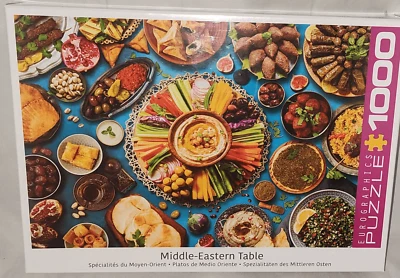 Rompecabezas de comida de mesa Eurographics Oriente Medio, 1000 piezas, 68 x 48 cm. SELLADO48 Foto 1 de 4