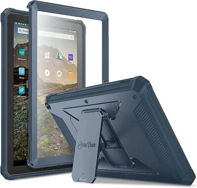 Case for Amazon Fire HD 10 Plus 11th 2021 Kickstand Cover + Screen Protector - Image 1 of 4