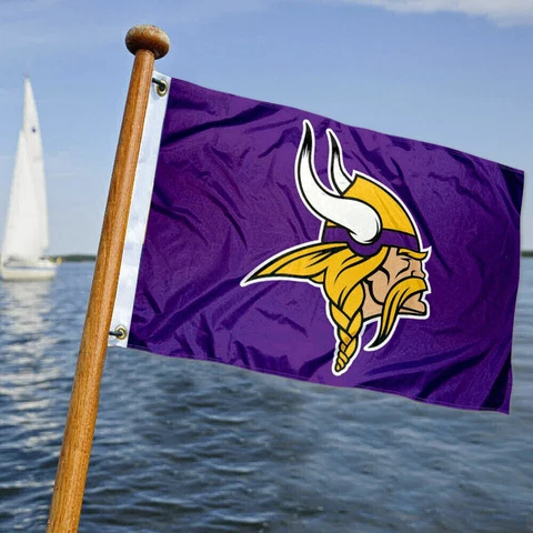 Minnesota Vikings Small Mini Boat and Cart Flag Cover