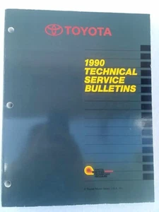 1990 Toyota Technical Service Bulletins Book Manual Gently  Used - Bild 1 von 1