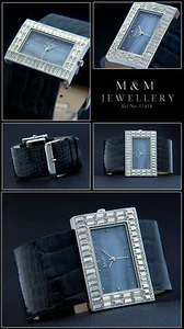LUXUS & ELEGANT DESIGNER M&M DAMEN UHR  SPEZIAL HÜBSCHES FORM NEU - Bild 1 von 1