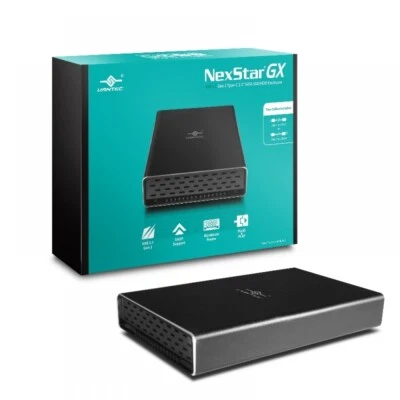 Vantec NST-271C31-BK NexStar 2.5SATA to USB3.1 7mm&9.5mm SSD HDD Enclosure - Image 1 of 4