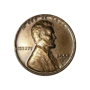1955 D Lincoln Wheat Cent DDO RPM - Picture 1 of 4