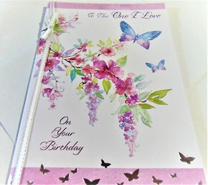 Tarjeta de felicitación de cumpleaños One I Love...... A la persona que amo en tu cumpleaños - Imagen 1 de 3