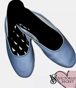 NWOT Victoria’s Secret Vintage Logo Ballet Mule Boudoir Slippers Shoes Small - Picture 1 of 12