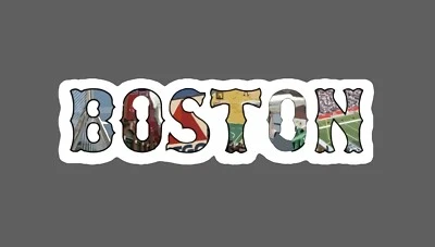 STICKER DYNASTY Boston Sticker Sports City Waterproof State Mass Gift NEW