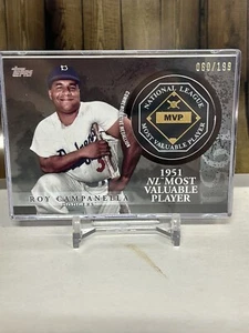 2023 Topps Update Series MVP Medallion Black ROY CAMPANELLA  60/199 #MVP-RCA - Picture 1 of 2