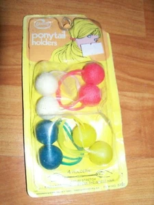 Goody Plastic Ball Ponytail Holders 4 Pack #5790 NOS - Picture 1 of 2