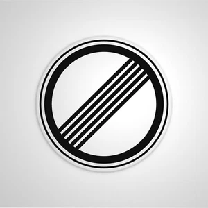 Adesivo No Templimit German Autobahn Hockenheimring Nürburgring sticker - Foto 1 di 11