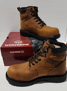 Wolverine Floorhand Insulated 6" W221025 Womens Brown Leather Work Boots Sz 5 M - Picture 1 of 6