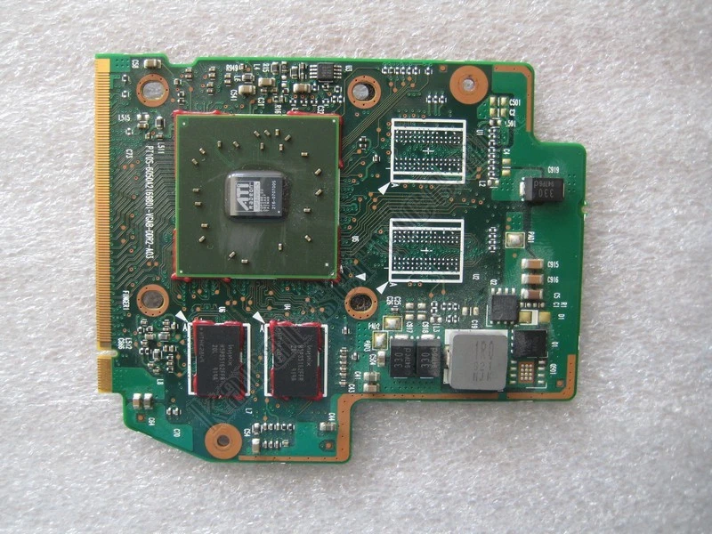 Video Card Ati HD3470 256MB Toshiba Satellite A300 Board Card VGA - V000121540 - Image 1 of 1