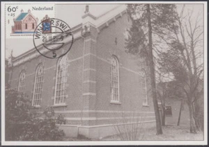 NIEDERLANDE Sc # B612.1 MAXIMUM CARD of WINTERSWIJK SYNAGOGUE - Bild 1 von 1