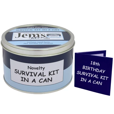 18th BIRTHDAY SURVIVAL KIT GIFT SET For Him/Her/Boys/Girls/Son/Daughter - Image 1 of 4