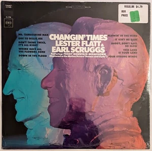 Flatt & Scruggs CHANGIN' TIMES lp Columbia CS 9596 Byrds DYLAN new SEALED - Picture 1 of 2