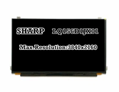 15.6"  LCD LED Screen LQ156D1JX01 3840X2160 4K UHD IPS 1000:1 Display - Image 1 of 3