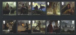 GRAN BRETAÑA 2021 LEYENDA DEL REY AUTOR CONJUNTO DE 10 SINGLES SIN MONTAR COMO NUEVO, MNH - Imagen 1 de 1