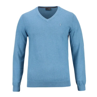 Новый с Ярлыками Golfino мужчин Firenze пуловер 3318716 555 синий размер ML L новый - Изображение 1 из 4