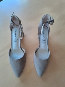 Schicke Party-Pumps in Beige - Perfekt für Ihren nächsten Auftritt! Gr. 38 - Bild 1 von 13