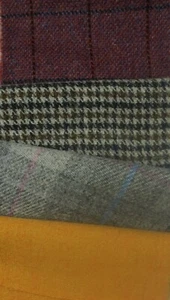 Harris Tweed Fabric Material For Patchwork and craft 100% wool ref. cp661 - Picture 1 of 1