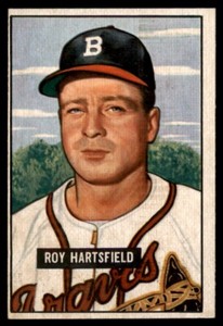 1951 Bowman Roy Hartsfield NICE Boston Braves #277 *Noles2148*