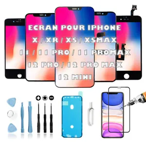Screen for iPhone X/XR/XS MAX/11/12 Pro Max/12 Mini: Touch Glass + OLED / LCD