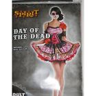 Halloween Costume Women Cosplay Sexy Dress Up Spanish Sugar Skulls Adult Sz 4-6