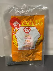 McDonalds Happy Meal Toy Sting the Ray #15 Teenie Beanie Baby plush 2000 - Picture 1 of 6