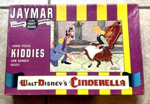 Vintage 1950s Jaymar Walt Disney Cinderella Large Piece Extra Heavy Board #AC - Picture 1 of 7
