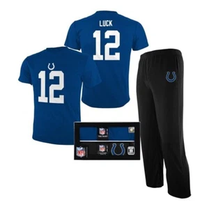 ($50) Indianapolis Colts ANDREW LUCK nfl Pajama Jersey YOUTH KIDS BOYS (L-LARGE) - Picture 1 of 2