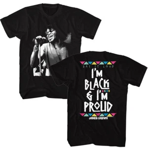 James Brown I'm Black & I'm Proud Say It Loud Men's T Shirt Funk R & B Music - Picture 1 of 9