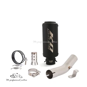 For Voge 300DS 2020-2025 Modified System Exhaust Mid Tail Pipe Slip on Muffler - Picture 1 of 15