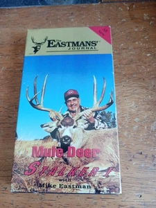 1995 MULE DEER STALKER 1 MIKE EASTMAN VHS, EASTMANS JOURNAL,Hunting,Tested - Foto 1 di 6