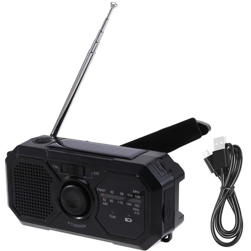 Radio Meteorologica di Emergenza FM/AM, Generatore Radio Portatile A Manove9531 - Bild 1 von 1