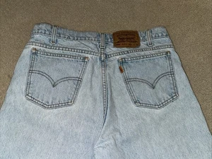 Levi’s Vintage 550 Light Wash Relaxed Fit Tapered Y2K 90s Jeans Hose 34x32 Herren - Bild 1 von 8