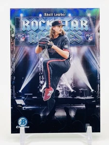 RHETT LOWDER RC - REFRACTOR SP ROCKSTAR ROOKIES - 2025 Bowman #RR-4 ROJOS - Imagen 1 de 2
