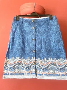 Landed Short Cotton Skirt Size 14 - Picture 1 of 3