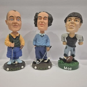 The Three Stooges NECA Head Knockers Larry Moe & Curly TV Show Wackelköpfe Spielzeug - Bild 1 von 15