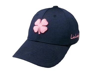 NEW Black Clover Lucky Heather Rose Navy Heather Fitted L/XL Golf Hat/Cap - Image 1 of 2
