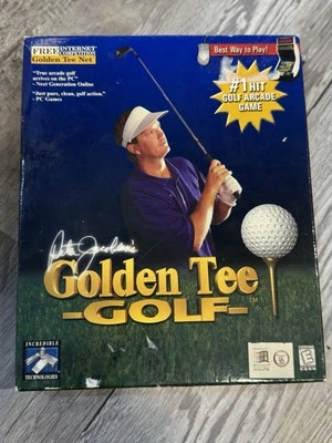 Peter Jacobsen's Golden Tee Golf Incredible Technologies 1998 PC Game BOX ONLY - Image 1 of 3