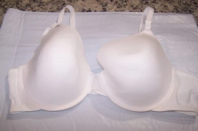 Fruit of the Loom Women's T-Shirt Bra Style FT797PK SZ 42C White Underwire Cotto - Image 1 of 3
